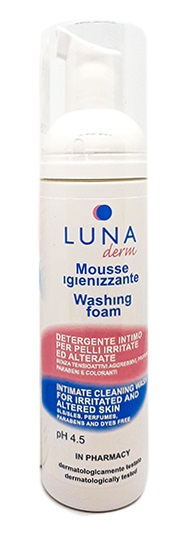 LUNADERM MOUSSE IGIENIZZANTE DETERGENTE INTIMO PELLI IRRITATE ED ALTERATE 150 ML - Metafarm