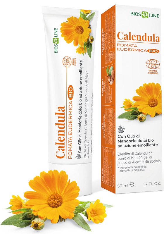 BIOSLINE CALENDULA POMATA EUDERMICA BIO 50 ML - Metafarm