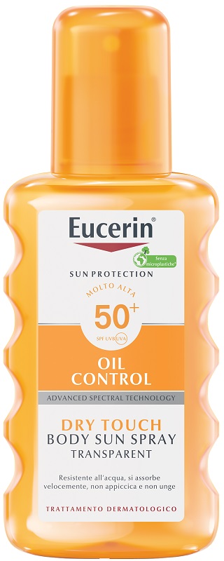 EUCERIN SUN SPRAY TRANSPARENT SPF50 200 ML - Metafarm