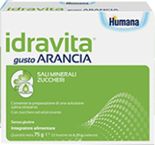 IDRAVITA GUSTO ARANCIA 12 BUSTINE DA 6,25 G - Metafarm