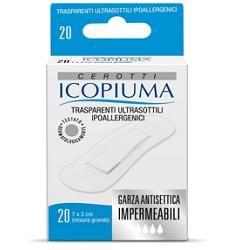 ICOPIUMA CEROTTO TRASPARENTE GRANDE 20 PEZZI - Metafarm