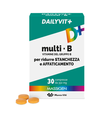 MASSIGEN MULTI B VITAMINE DEL GRUPPO B 30 COMPRESSE RIVESTITA DA 364 MG - Metafarm