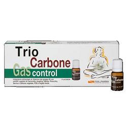 TRIOCARBONE GAS CONTROL 7 FLACONCINI 10 ML - Metafarm