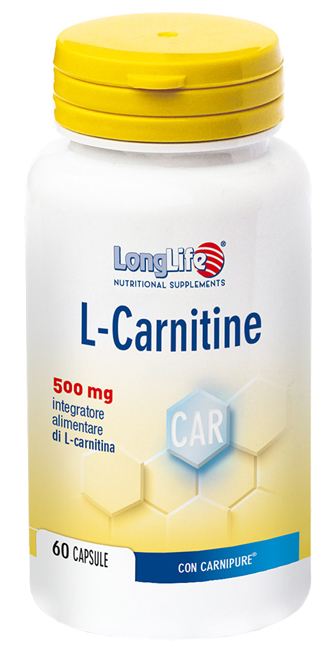 LONGLIFE L-CARNITINE 60 CAPSULE DI GELATINA DA 960 MG - Metafarm