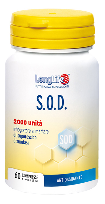 LONGLIFE SOD 2000 60 COMPRESSE RIVESTITE - Metafarm