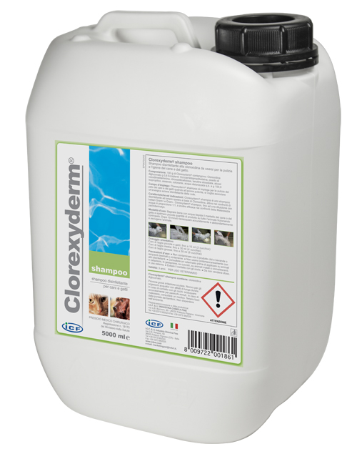 CLOREXYDERM SHAMPOO 5 LITRI - Metafarm