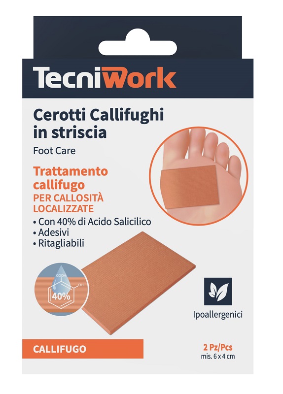 CEROTTI CALLIFUGHI IN STRISCIA CONFEZIONE DA 2 PEZZI - Metafarm