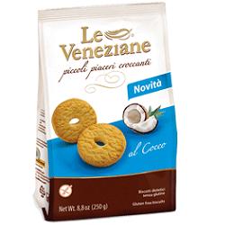 LE VENEZIANE BISCOTTI COCCO 250 G - Metafarm