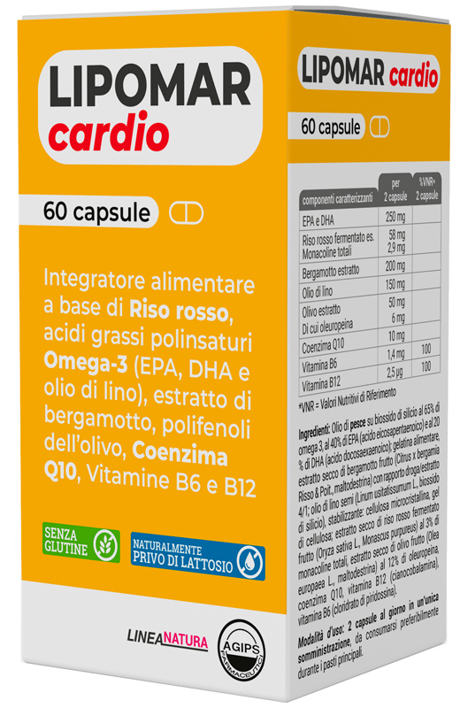 LIPOMAR CARDIO 60 CAPSULE - Metafarm