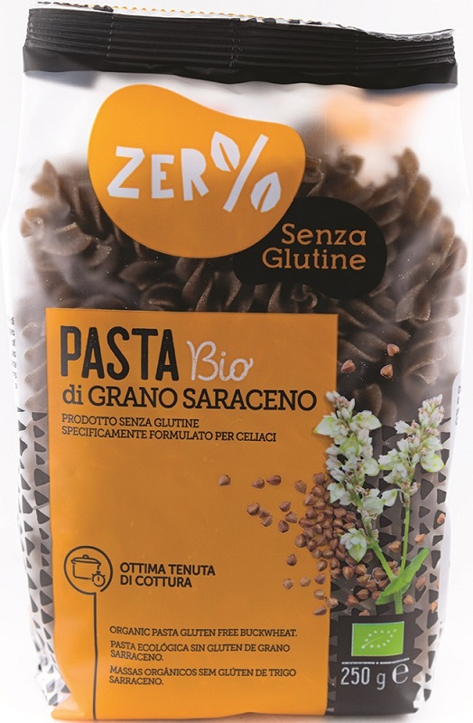 ZERO% GLUTINE FUSILLI GRANO SARACENO INTEGRALE SENZA GLUTINE250 G - Metafarm