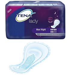 PANNOLONE SAGOMATO TENA DISCREET MAXI NIGHT 12 PEZZI - Metafarm