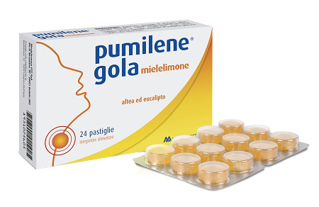 PUMILENE GOLA MIELE LIMONE 24 PASTIGLIE - Metafarm