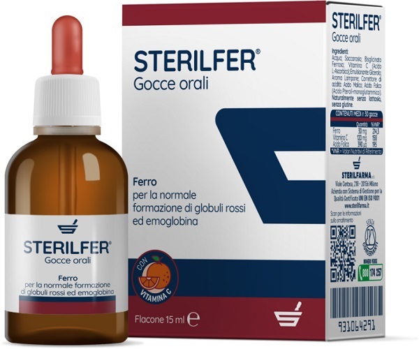 STERILFER GOCCE 15 ML - Metafarm