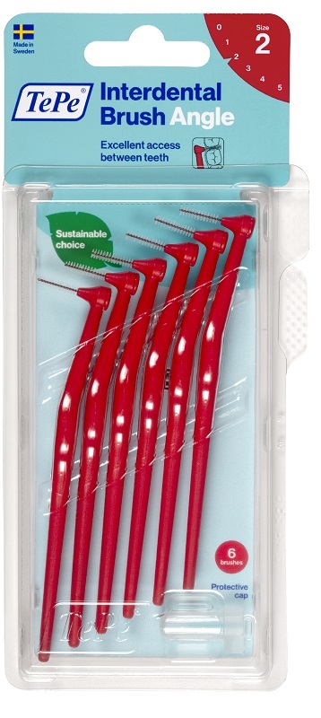 TEPE ANGLE SCOVOLINO ROSSO 0,5MM 6 PEZZI - Metafarm