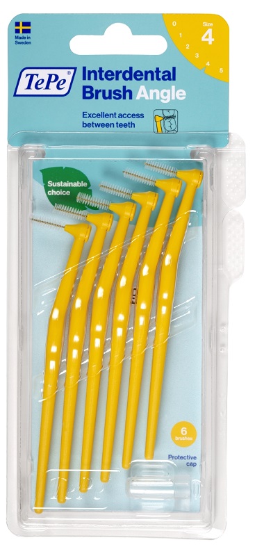 TEPE ANGLE SCOVOLINO GIALLO 0,7MM 6 PEZZI - Metafarm