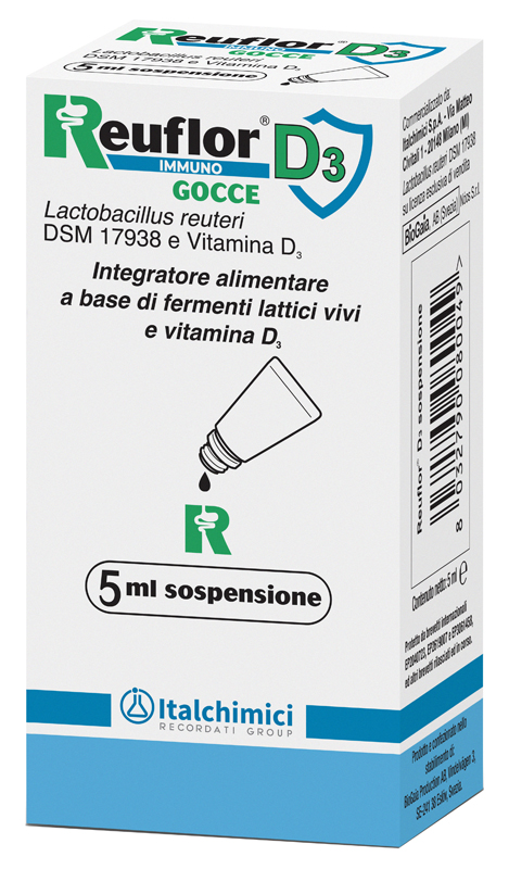 REUFLOR D3 GOCCE 5 ML - Metafarm