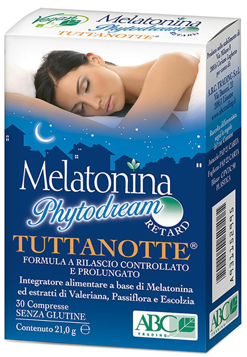 MELATONINA PHYTODREAM TUTTANOTTE RETARD 30 COMPRESSE - Metafarm