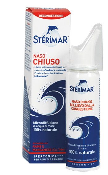 STERIMAR IPERTONICO NASO CHIUSO RAME E MANGANESE SPRAY 50 ML - Metafarm