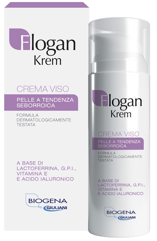 FLOGANKREM CREMA VISO PELLE TENDENZA SEBORROICA 50 ML - Metafarm