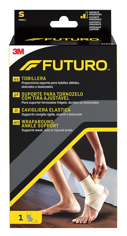 CAVIGLIERA ELASTICA FUTURO SMALL DIMENSIONE 18/20,5CM - Metafarm