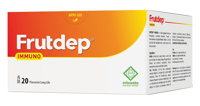 FRUTDEP IMMUNO 20 FLACONCINI 10 ML - Metafarm