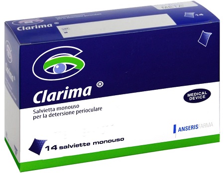 SALVIETTA PERIOCULARE CLARIMA 14 PEZZI - Metafarm