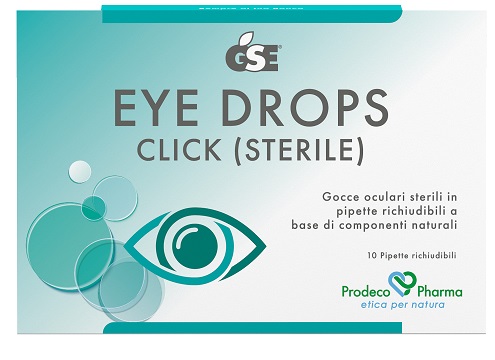 GSE EYE DROPS CLICK GOCCE OCULARI 10 PIPETTE 0,5 ML - Metafarm