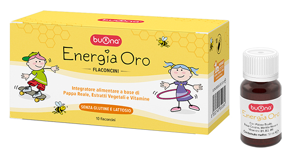 BUONA ENERGIA ORO 10 FLACONCINI DA 10 ML - Metafarm