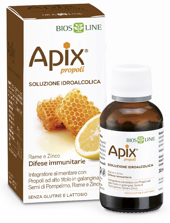 APIX PROPOLI SOLUZIONE IDROALCOLICA 30 ML BIOSLINE - Metafarm