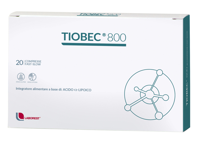 TIOBEC 800 20 COMPRESSE FAST-SLOW 36 G - Metafarm