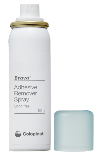 BRAVA SPRAY REMOVER PER DISTACCO DOLCE ADESIVI E DISPOSITIVI PER STOMIA 50 ML - Metafarm