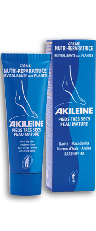 AKILEINE BLU CREMA PIEDI SECCHI 50 ML - Metafarm