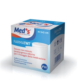 CEROTTO MEDS FARMATESSUTO NON TESSUTO TESSUTO NON TESSUTO FIX IPOALLERGENICO ADESIVO 250X5 CM - Metafarm