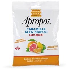 APROPOS CARAMELLE ALLA PROPOLI GUSTO AGRUMI 50 G - Metafarm
