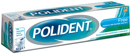 POLIDENT FREE ADESIVO PER PROTESI DENTARIA 40 G - Metafarm