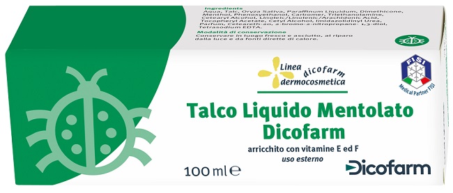 DICOFARM TALCO LIQUIDO MENTOLATO 100 ML - Metafarm