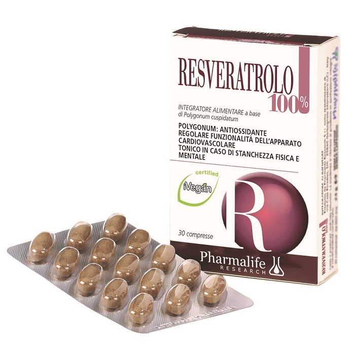 RESVERATROLO 100% 30 COMPRESSE - Metafarm