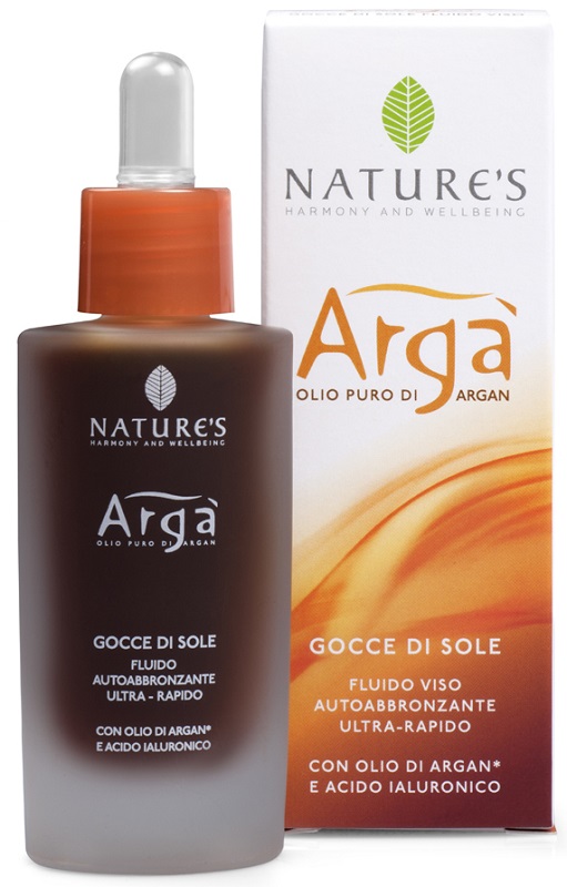 ARGA' GOCCE DI SOLE VISO FLUIDO AUTOABBRONZANTE 30 ML NATURE'S - Metafarm