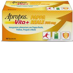 APROPOS VITA+ PAPPA REALE 500 MG 10 FLACONCINI 10 ML - Metafarm