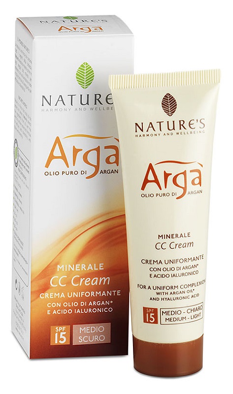 ARGA' CC CREAM VISO MEDIO SCURA 50 ML NATURE'S - Metafarm