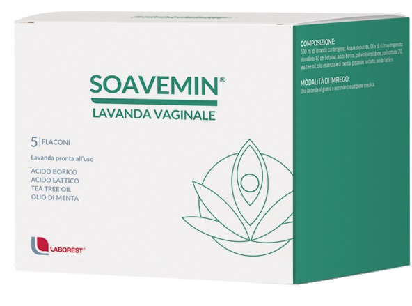 SOAVEMIN LAVANDA VAGINALE 5 FLACONI 100 ML - Metafarm
