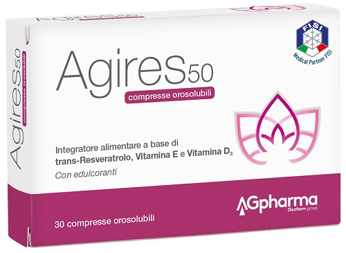AGIRES 50 30 COMPRESSE OROSOLUBILI SCATOLA 5,4 G - Metafarm