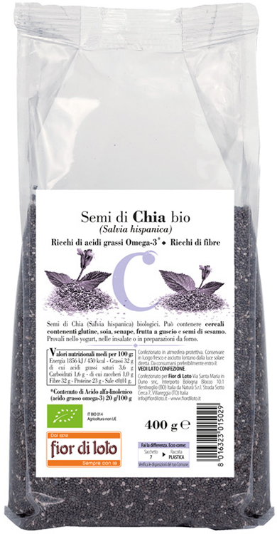 SEMI DI CHIA BIO 400 G - Metafarm