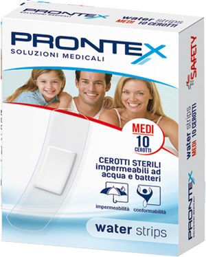 CEROTTO PRONTEX WATER STRIPS MEDIO 10 PEZZI - Metafarm