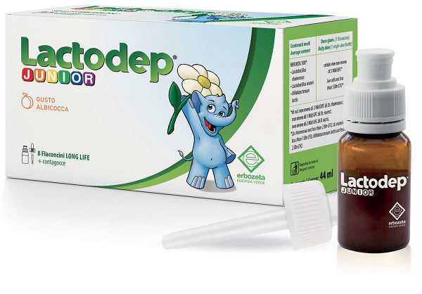 LACTODEP JUNIOR 8 FLACONCINI X 5,5 ML - Metafarm