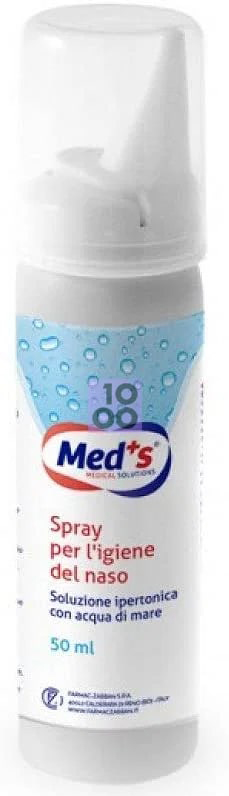 SPRAY MEDS IPERTONICO ACQUA NASO 50 ML - Metafarm
