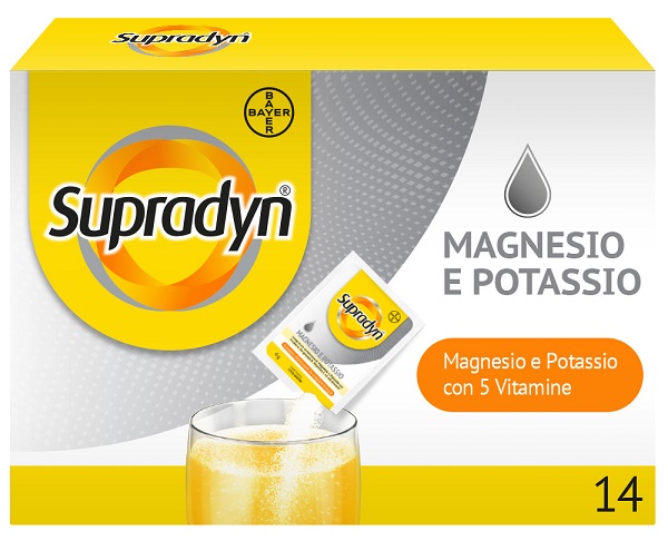 SUPRADYN MAGNESIO POTASSIO SENZA ZUCCHERO 14 BUSTINE 4 G - Metafarm