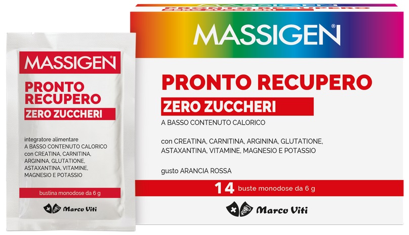 MASSIGEN PRONTO RECUPERO ZERO ZUCCHERI 14 BUSTINE - Metafarm