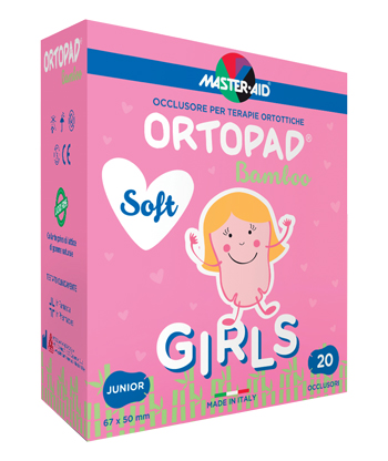CEROTTO OCULARE PER ORTOTTICA ORTOPAD SOFT GIRLS JUNIOR 20 PEZZI - Metafarm