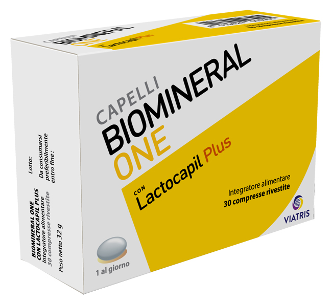 BIOMINERAL ONE LACTOCAPIL PLUS 30 COMPRESSE - Metafarm